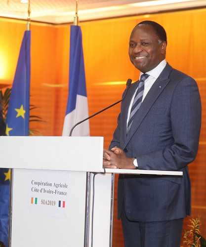 Le ministre Sangafowa exalte la coopération franco-ivoirienne au SIA 2019