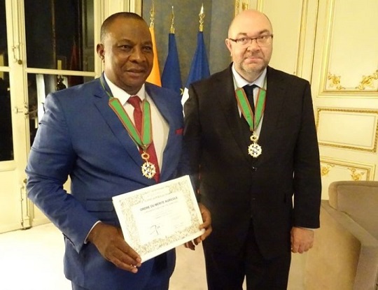 SIA 2018: Le ministre Adjoumani fait Commandeur du mérite agricole français