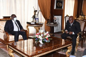 Le Ministre d’Etat Adjoumani reçu en audience par le Président Ghanéen